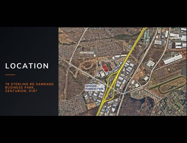 INDUSTRIAL PROPERTY TO RENT IN SAMRAND BUSINESS PARK